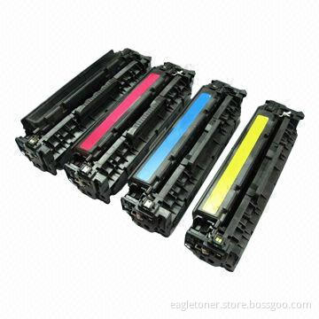 Compatible Color Toner Cartridges for HP CC530/1/2/3A, High-print Effect